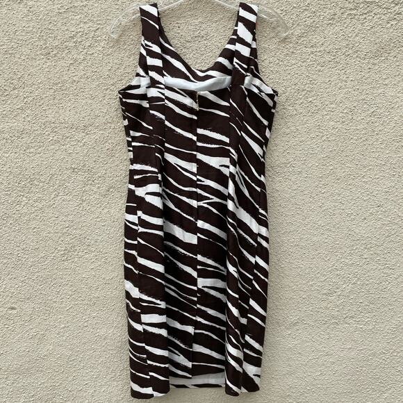 Kate Spade Joselle Zebra Stripe Embellished Dress 2 - Picture 9 of 10